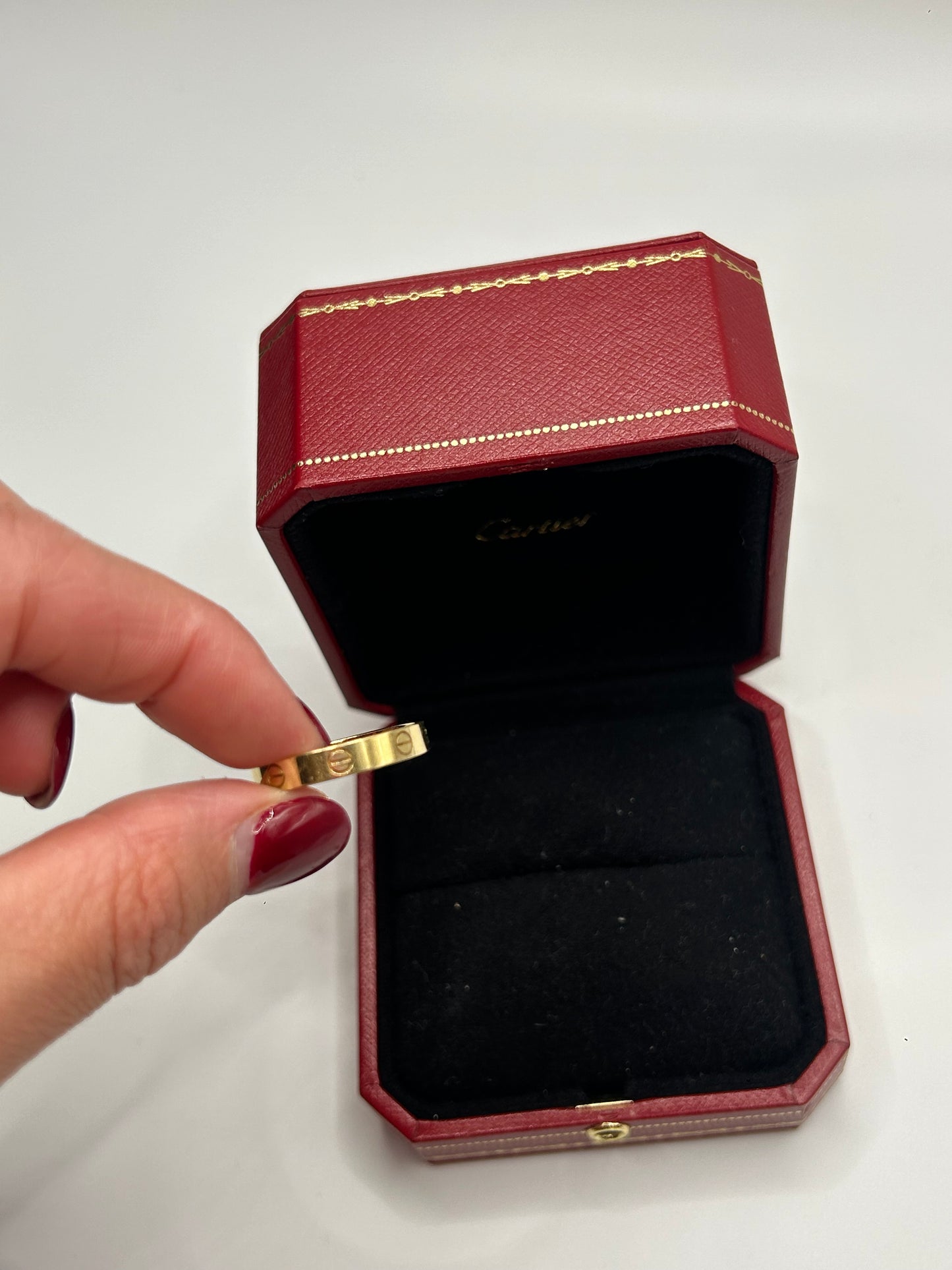 Cartier Love wedding ring, yellow gold Size 59