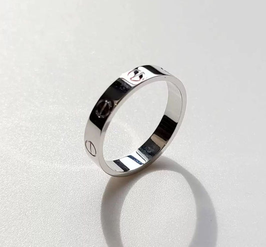 Cartier  love Ring White Gold size 55