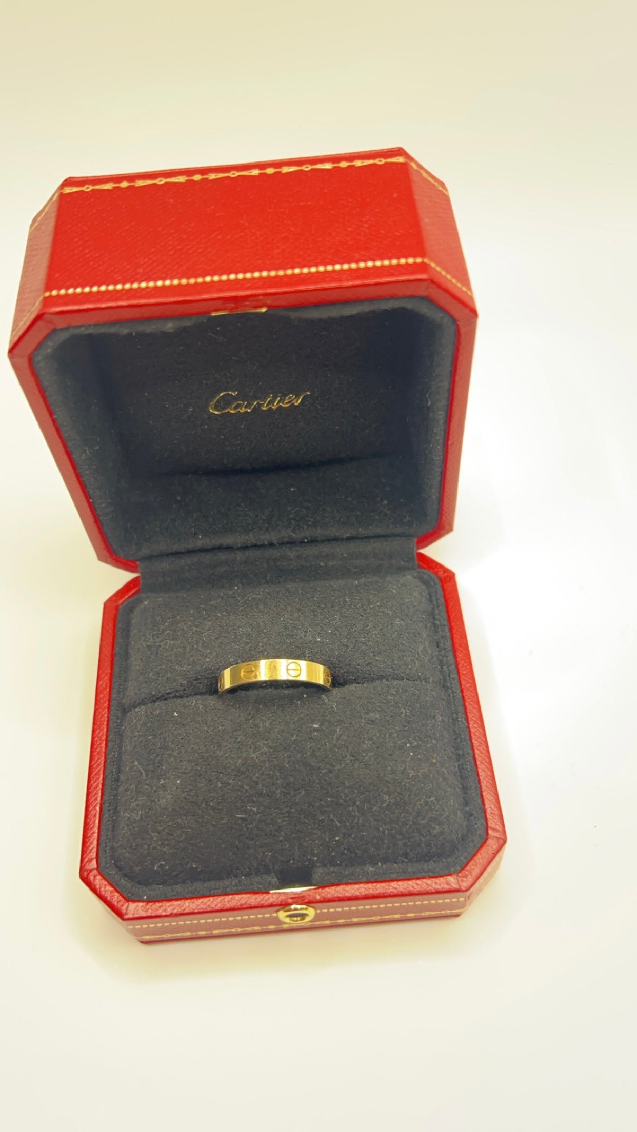 Cartier Love wedding ring, yellow gold Size 59