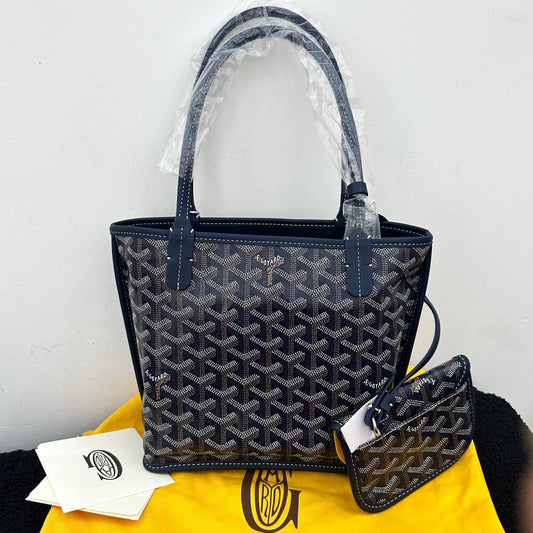 Brand New Goyard Mini Anjou in Navy